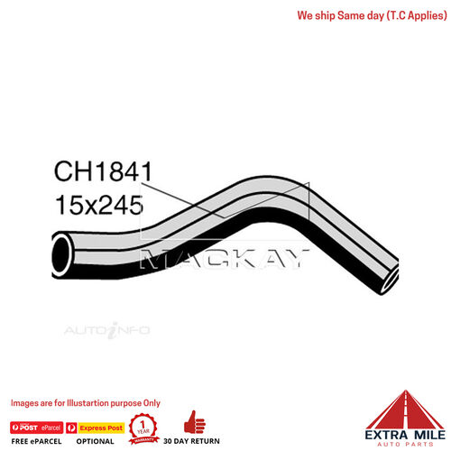 Mackay Heater Hose For Ford Laser KA KB 1.5L Petrol Manual & Auto  CH1841