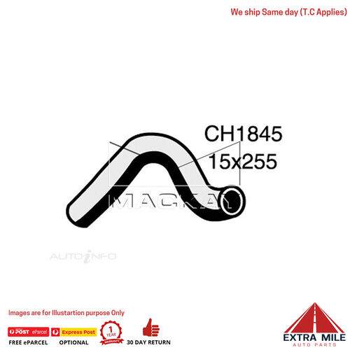 Mackay Heater Hose For Ford Laser KC KE 1.6L Petrol Manual & Auto  CH1845