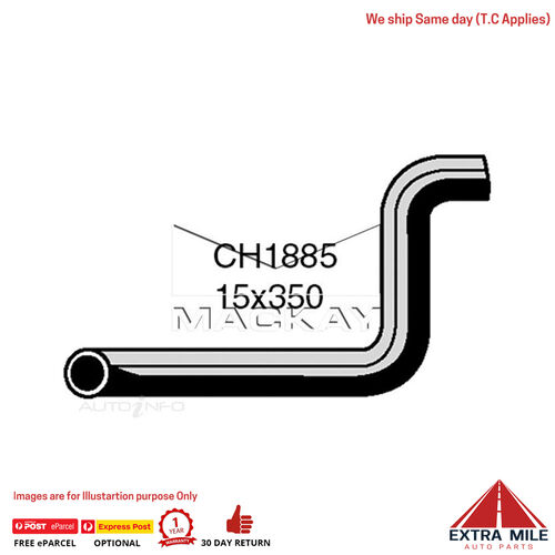 CH1885 Heater Hose for Jaguar XJ12 . 5.3L V12 Petrol Manual / Auto Mackay