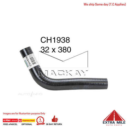 Mackay CH1938 Radiator Upper Hose For Toyota Hilux YN85R 1.8L I4 Ptl Man&Auto