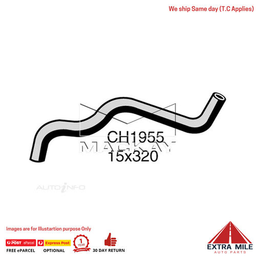 Mackay Heater Hose For Ford Capri SA 1.6L Petrol Manual & Auto  CH1955