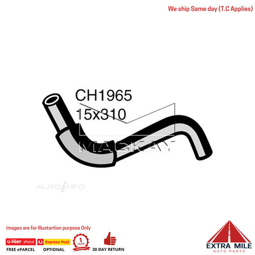 Mackay Heater Hose For Ford Laser KH 1.8L Petrol Manual & Auto  CH1965