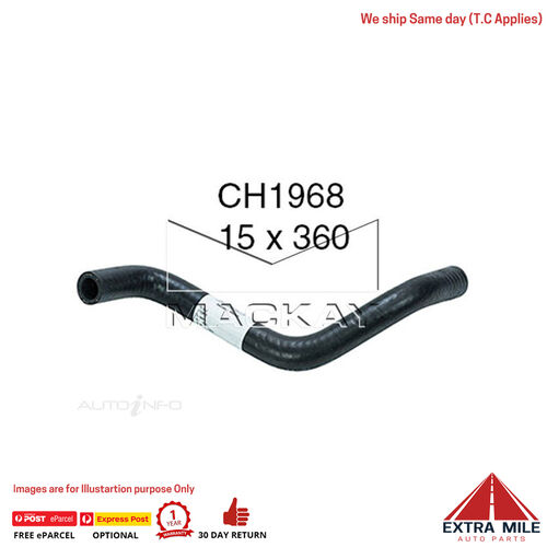 CH1968 Heater Hose For Ford Laser KH 1.6L I4 Petrol Manual & Auto Mackay