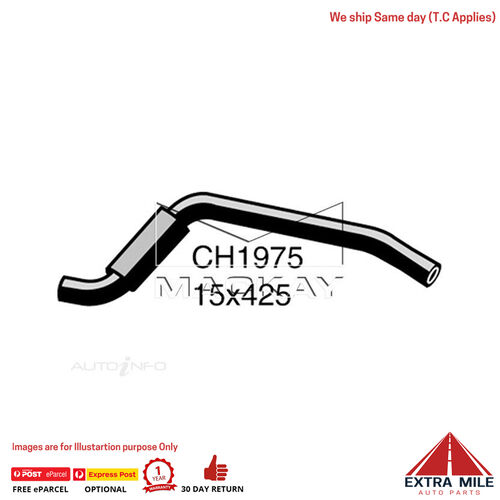 CH1975 Heater Hose for Toyota Camry SDV10R SXV10R 2.2L I4 Petrol Manual & Auto