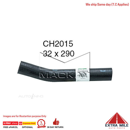 Mackay CH2015 Radiator Upper Hose For Toyota Hilux RN85R 2.4L I4 Ptl Man&Auto