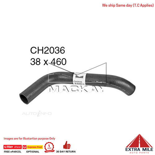 Mackay CH2036 Radiator Upper Hose For Toyota Tarago TCR10R 2.4L I4 Ptl Man&Auto