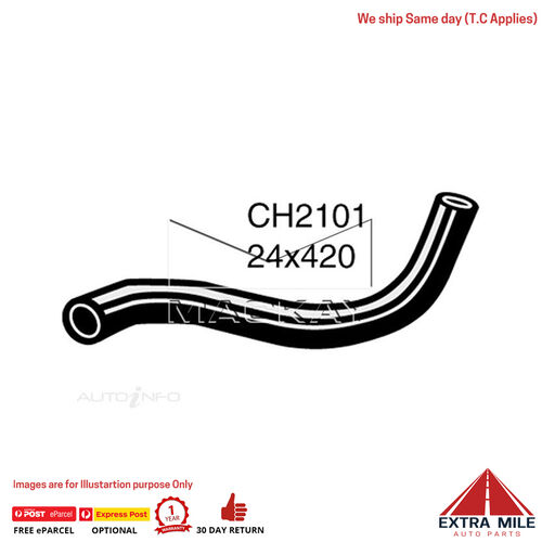 Mackay CH2101 Radiator Lower Hose For Daihatsu Charade . 1.0L I3 Ptl Manual/Auto