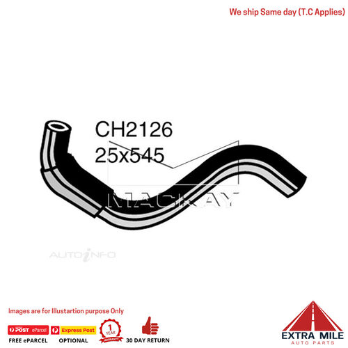 Mackay Radiator Upper Hose For Honda Accord CA 2.0L Petrol Manual/Auto CH2126