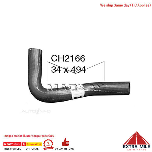 Mackay CH2166 Radiator Lower Hose For Mazda B2600 . 2.6L I4 Petrol Manual/Auto