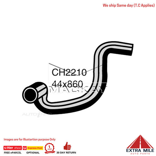 Mackay CH2210 Radiator Lower Hose For Ford F150 . 5.8L V8 Petrol Manual & Auto