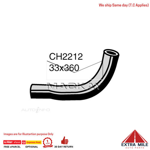 Mackay Radiator Lower Hose For Kia Sportage . 2.0L Petrol Manual/Auto CH2212