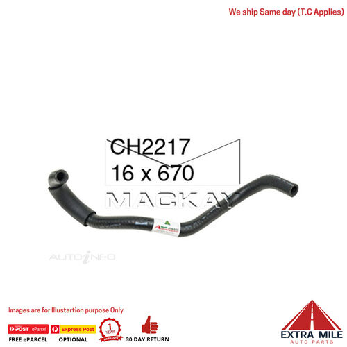 Mackay Heater Hose For Toyota Camry MCV20R 3.0L V6 Petrol Manual & Auto  CH2217