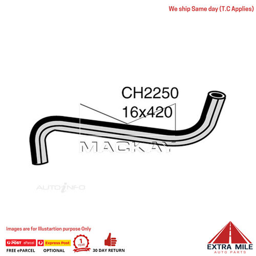 Mackay Heater Hose For Ford Festiva WD WF 1.3L Petrol Manual & Auto  CH2250