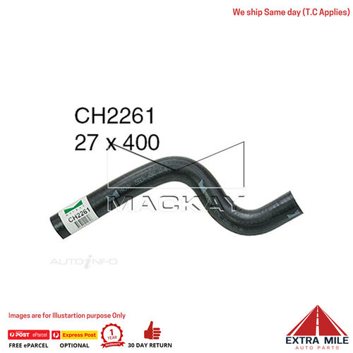 Mackay CH2261 Radiator Upper Hose For Ford Laser KJ 1.6L I4 Petrol Manual & Auto