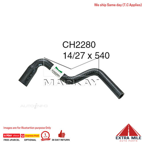 CH2280 Heater Hose for Holden Commodore VT 3.8L V6 Petrol Manual / Auto Mackay