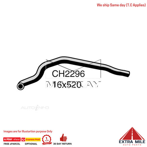 Mackay Heater Hose For Nissan Patrol GU 2.8L Turbo Diesel Manual & Auto CH2296