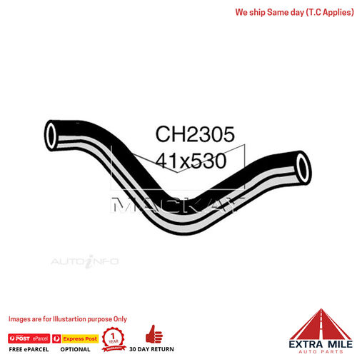 Mackay Radiator Lower Hose For Nissan Patrol GQ 2.8L Turbo Dieselan&Auto CH2305