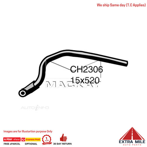 Mackay Heater Hose For Nissan Patrol GU 2.8L Turbo Diesel Manual & Auto CH2306