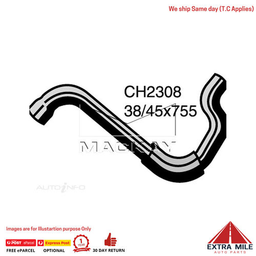 Mackay Radiator Upper Hose For Ford F100 . 4.9L V8 Petrol Manual & Auto CH2308