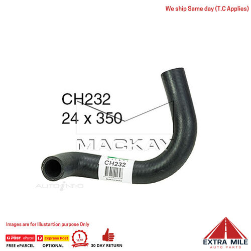 Mackay CH232 Radiator Lower Hose For Austin A30 . 0.8L I4 Petrol Manual/Auto