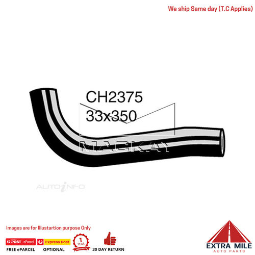 Mackay CH2375 Radiator Lower Hose For BMW 318i E30 1.8L I4 Petrol Manual/Auto