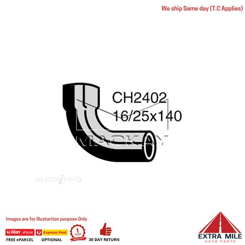 CH2402 Heater Hose for Saab 900 2.0 Litre SOHC 1 Right Side Mackay