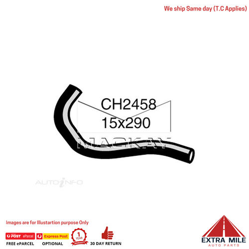 CH2458 Heater Hose for Holden Jackaroo U8 3.0L I4 Turbo Diesel Manual / Auto