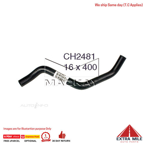 Mackay Heater Hose For Mitsubishi Magna TE 2.4L Petrol Manual / Auto  CH2481