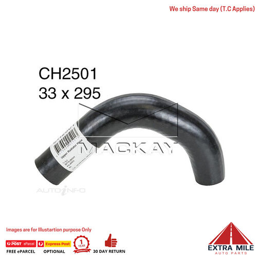 Mackay CH2501 Radiator Upper Hose For Mitsubishi Pajero NL 3.5L V6 Ptl Man&Auto