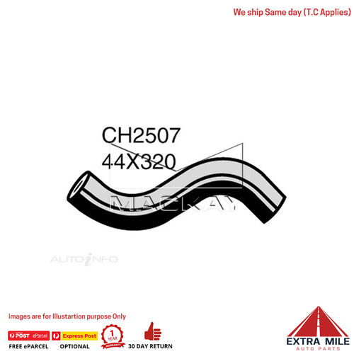 Mackay CH2507 Radiator LW Hose For Ford Fairlane NC 4.9L V8 Petrol Manual & Auto