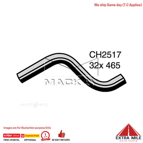 Mackay Radiator Lower Hose For Daewoo Lanos . 1.5L Petrol Manual/Auto CH2517