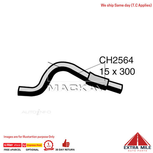 Mackay Heater Hose For Mitsubishi Lancer CE 1.5L Petrol Manual / Auto  CH2564