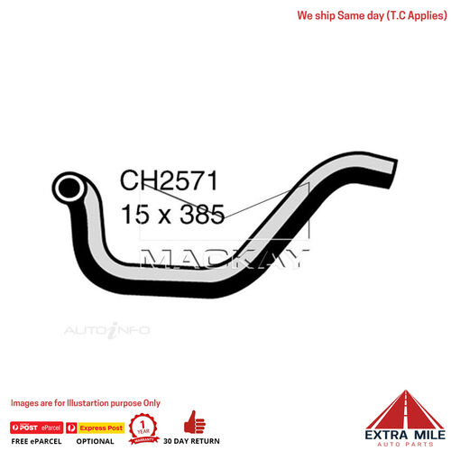 CH2571 Heater Hose for Mazda B2600 . 2.6L I4 Petrol Manual / Auto Mackay