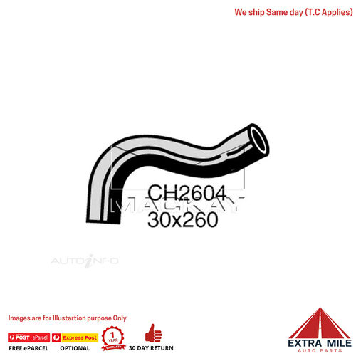 Mackay CH2604 Radiator Lower Hose For Subaru Leone . 1.8L F4 Ptl Manual & Auto