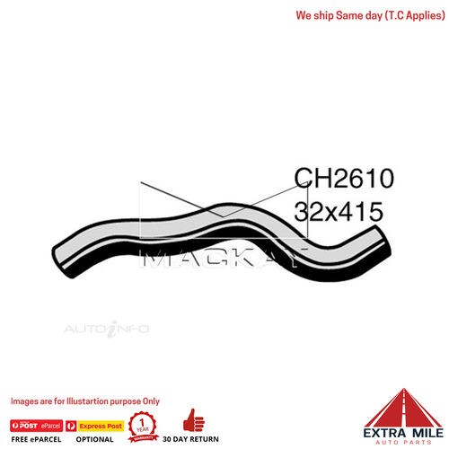 Mackay Radiator Lower Hose For Daewoo Cielo . 1.5L Petrol Manual/Auto CH2610