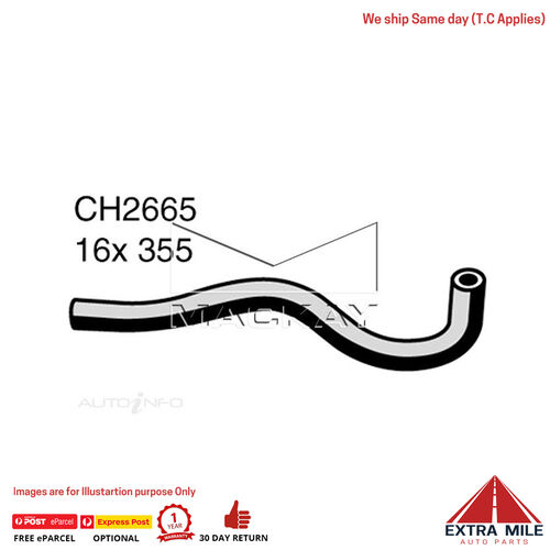 Mackay Heater Hose For Hyundai Excel X3 1.5L Petrol Manual / Auto  CH2665