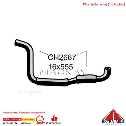 Mackay Heater Hose For Toyota Corolla AE112R 1.8L Petrol Manual & Auto  CH2667