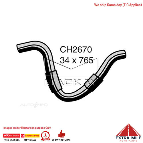 Mackay Radiator Lower Hose For Mitsubishi Magna TE 2.4L Petrol Man & Auto