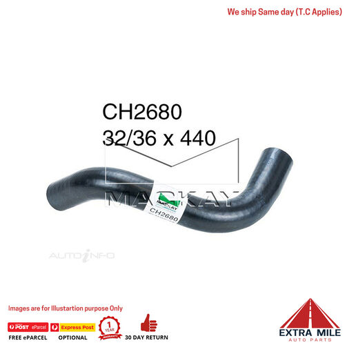 Mackay CH2680 Radiator Lower Hose For Toyota Hilux LN167R 3.0L I4 Dsl Man&Auto