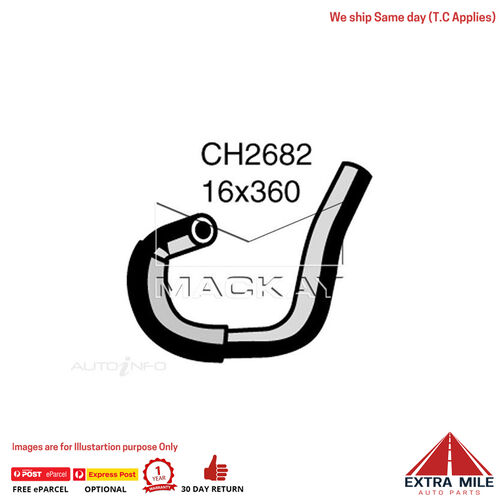 Mackay Heater Hose For Toyota Hilux RZN149R 2.7L Petrol Manual & Auto  CH2682