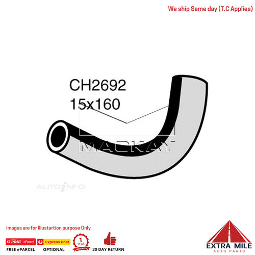 Mackay Heater Hose For Toyota Hilux RZN149R 2.7L Petrol Manual & Auto  CH2692