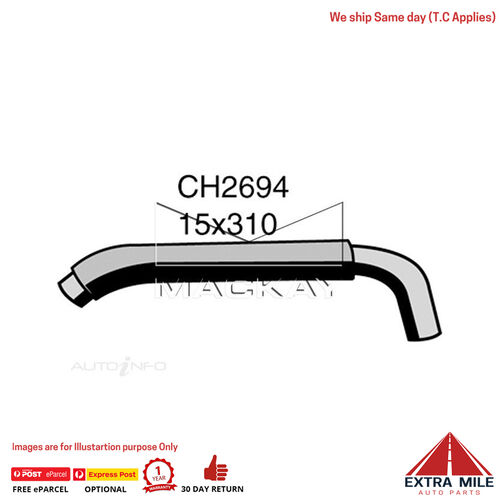 Mackay Heater Hose For Toyota Hilux RZN149R 2.7L Petrol Manual & Auto  CH2694