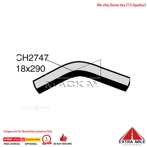 CH2747 Engine By Pass Hose for Nissan Patrol GU 4.5L I6 Petrol Manual & Auto