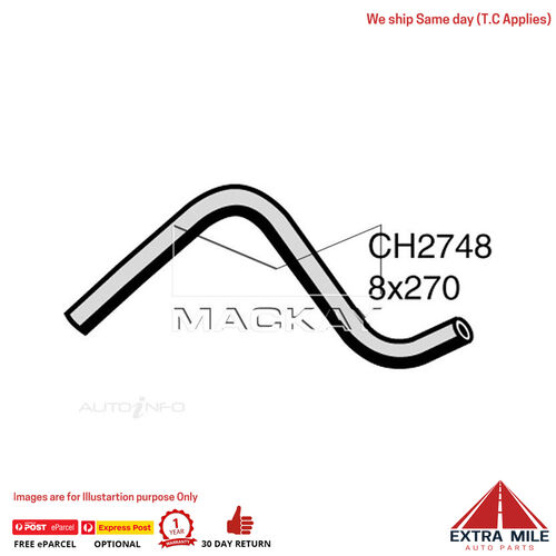 Mackay Engine By Pass Hose For Nissan Patrol GU 4.5L Petrol Manual & Auto