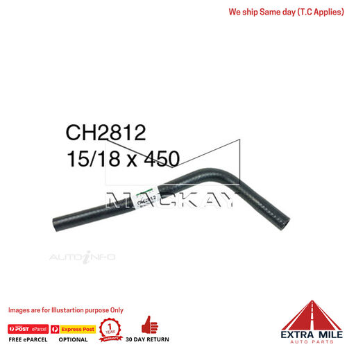 CH2812 Heater Hose for Holden Commodore VX 5.7L V8 Petrol Manual / Auto Mackay