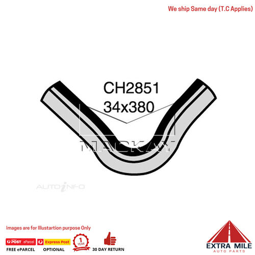 Mackay CH2851 Radiator Upper Hose For Daihatsu Rocky . 2.8L I4 Diesel Man&Auto