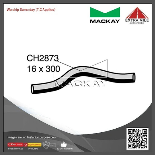 Mackay Heater Hose For Toyota LandCruiser FZJ105R 4.5L I6 Manual & Auto-CH2873