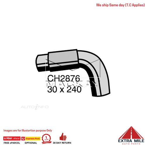 CH2876 Radiator Lower Hose for Daihatsu Feroza . 1.6L I4 Petrol Manual / Auto