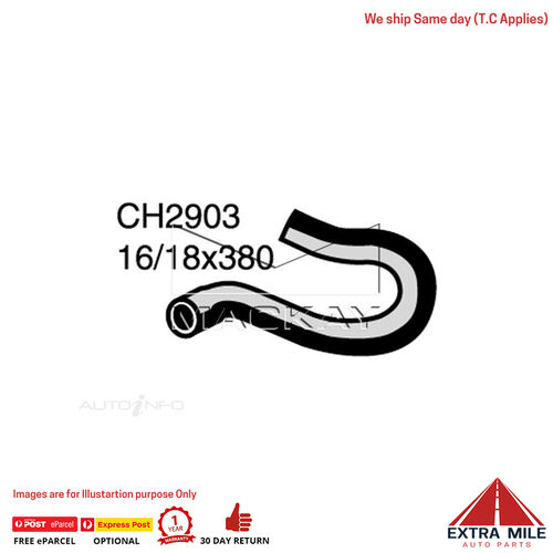 Mackay Heater Hose For LEXUS IS200 GXE10R 2.0L Petrol Manual CH2903