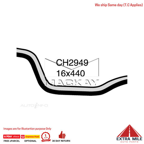 CH2949 Heater Hose For Ford Laser KN KQ 1.6L I4 Petrol Manual & Auto Mackay